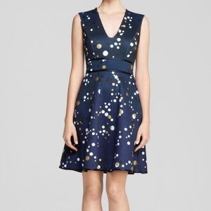 Cynthia Rowley polka dot cocktail dress, size 2